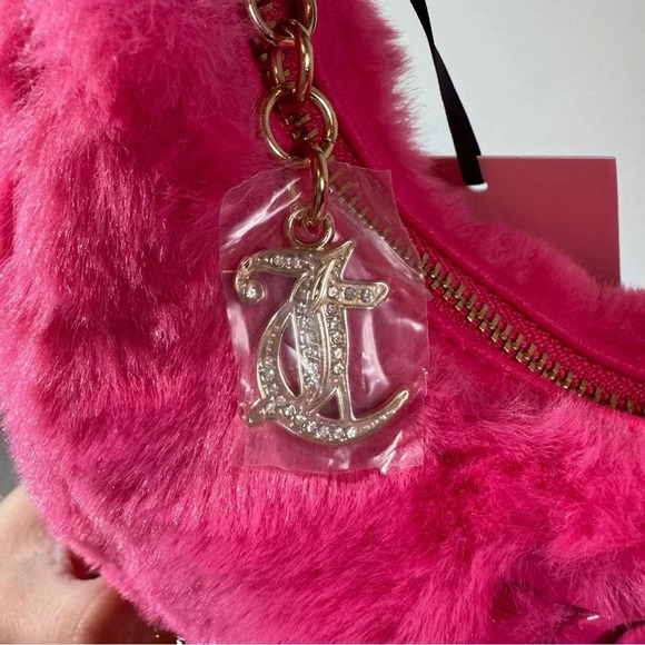 Juicy Couture Pink Flash Semi-Charmed Coho crossbody bag/purse - Picture 4 of 10